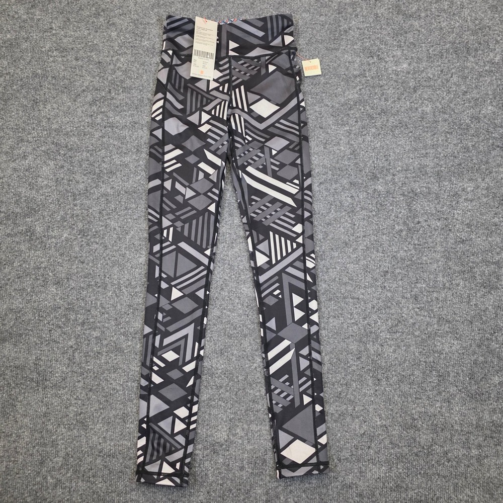 Sweaty Betty Reversible Yoga Leggings Womens XXS Black Geometric Activewear